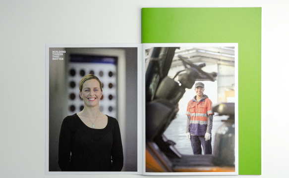 Fletcher Building 2015 annual report imagery